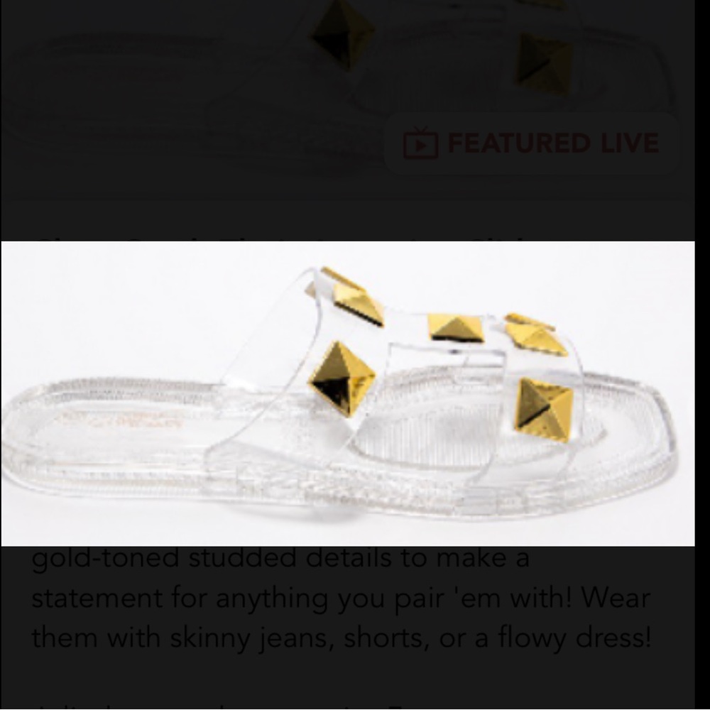 ⭐️ Brand New in Box - Mata Shoes - Womans Size 10 - Clear Jelly Summer Sandals